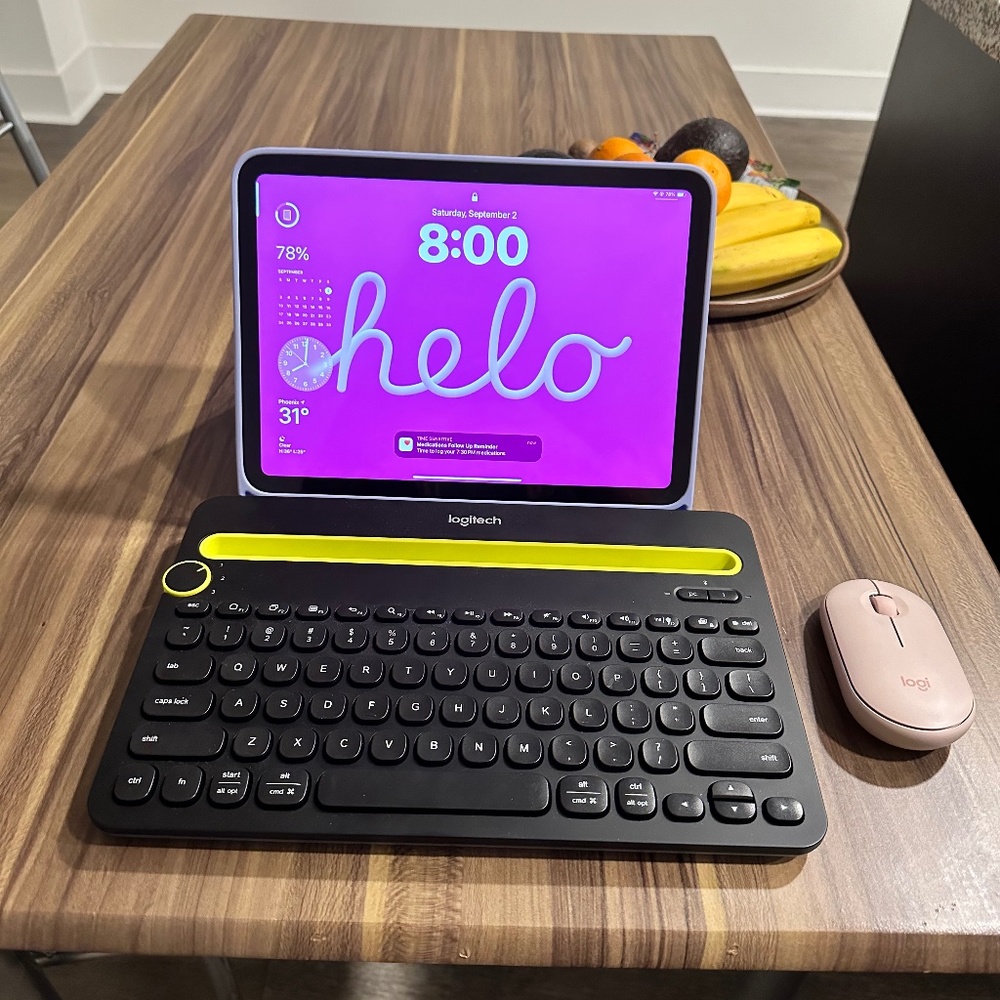 Logitech Bluetooth Keyboard and Mouse